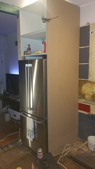 Illustration for article titled Cabinet Installation Has Commenced